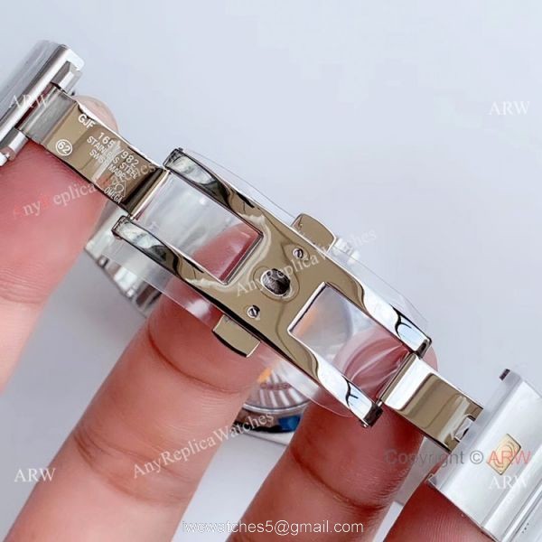 Omega Constellation SS Silver Diamond Dial VSF 8500 Watch Super Clone