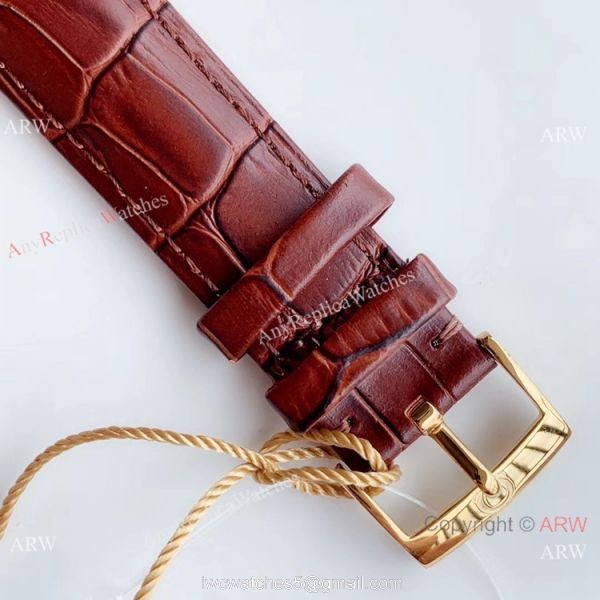 (DV) Swiss Grade Omega De Ville Prestige Yellow Gold Power Reserve Copy Watch
