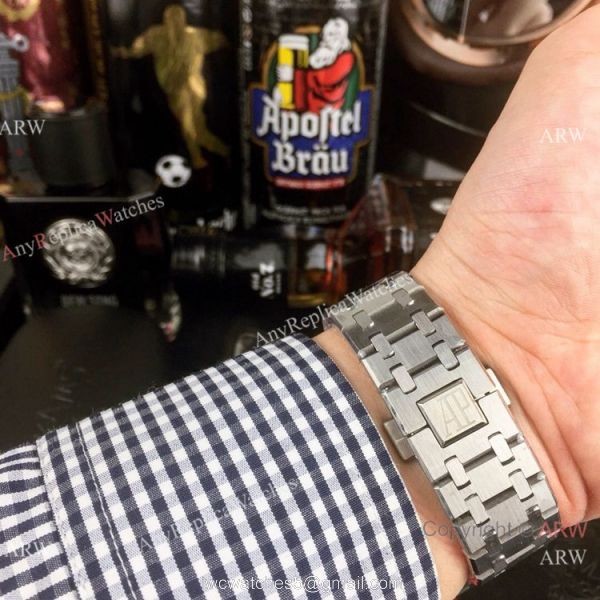 Copy Audemars Piguet Royal Oak Stainless Steel Blue Sub-dials Watch New Style