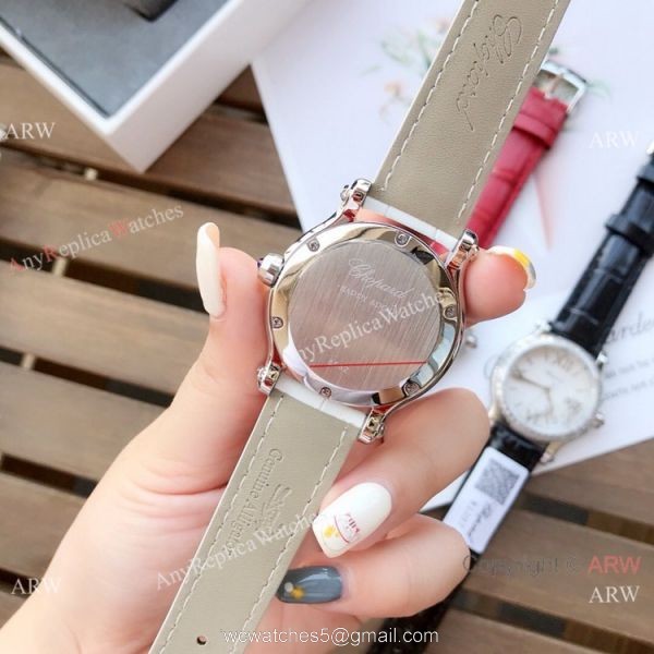 Best Quality Chopard Happy Sport 36mm Watches 2-Tone Rose Gold