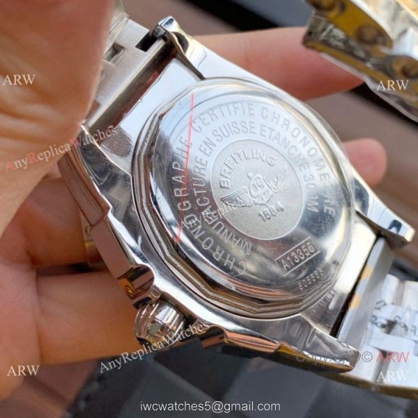 New Copy Breitling Chronomat 01 43mm Watches Two Tone and White