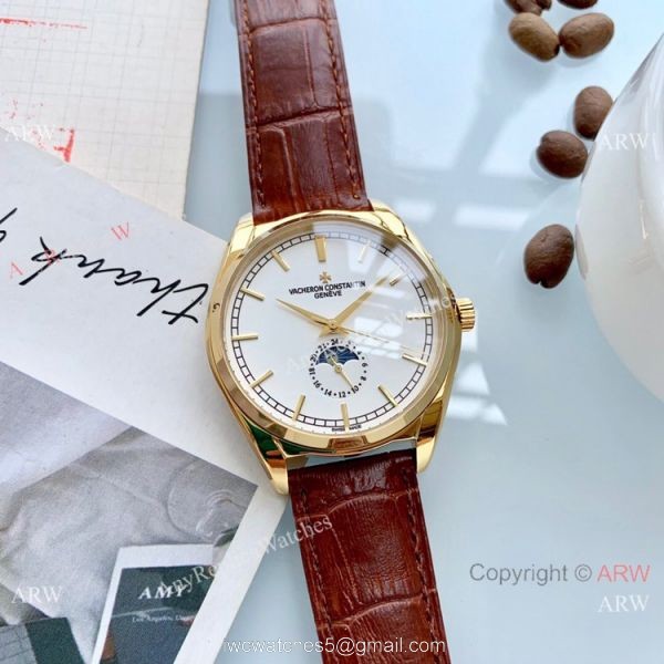 Vacheron Constantin Replika Watch Rose Gold Moonphase