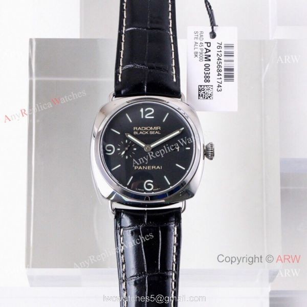 (VS) Swiss Copy Panerai Radiomir Black Seal 3 Days Automatic Watch Black Dial