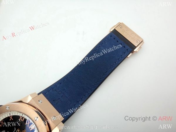 Best Quality Hublot Classic Fusion Rose Gold Skeleton Watch