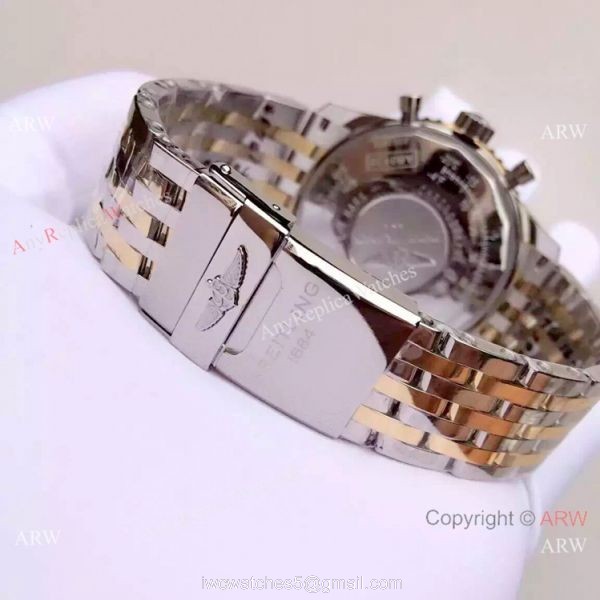 Best Replica Watches China Dealer JF Factory Breitling Navitimer 01 2-Tone Watch