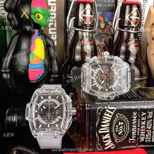 Fake Hublot Geneve Big Bang Unico Sapphire Hublot Transparent Watch
