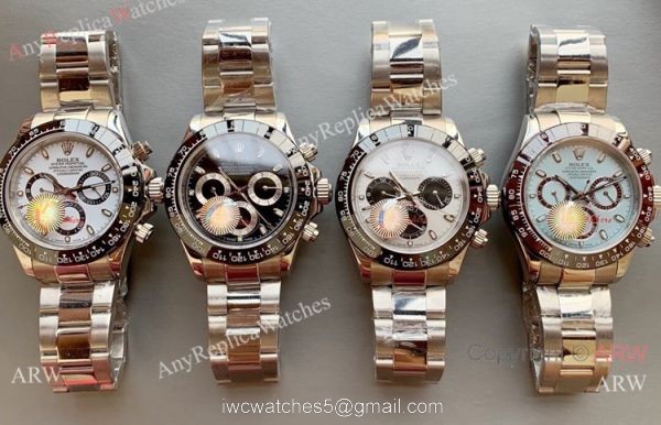 Copy Rolex Daytona 40 Stainless Steel Black Ceramic Bezel watches