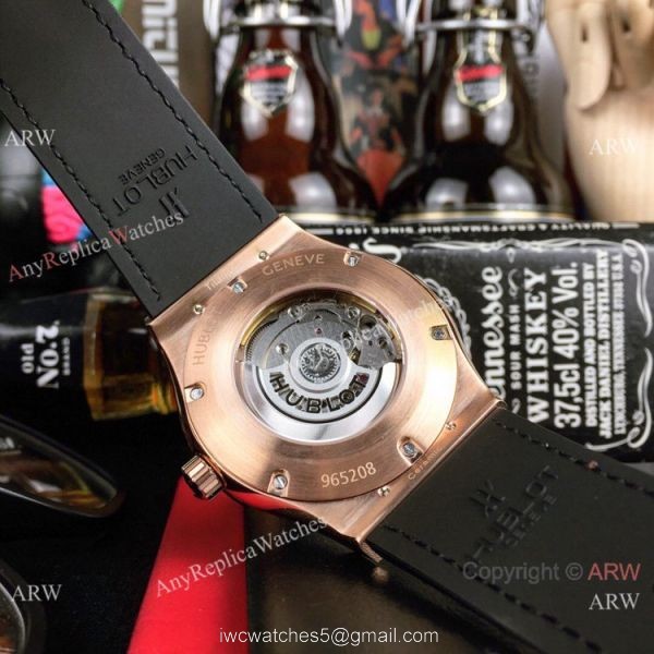 AAA Copy Hublot Classic Fusion 43mm Rose Gold Grey Face Watches