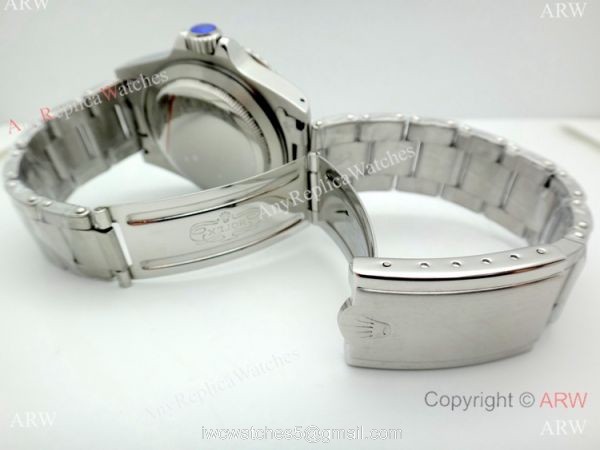 Classic Model Clone Rolex GMT Master II 40mm Watch Blue&038;Black Bezel Brown Hands