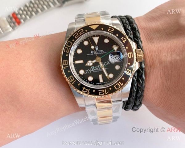 NEW Rolex GMT-Master II 2 Tone Noob 3135 Replica Watch (V10 Version)