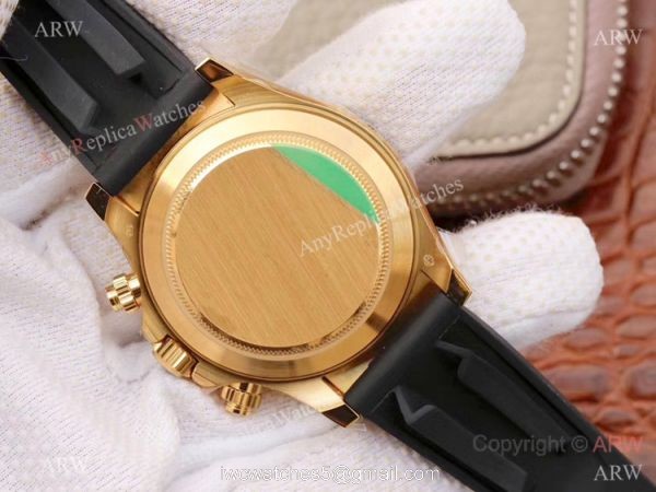 Swiss 4130 JH Factory Rolex Cosmograph Daytona Rubber Band Watch / Rolex Oysterflex Replica Watch