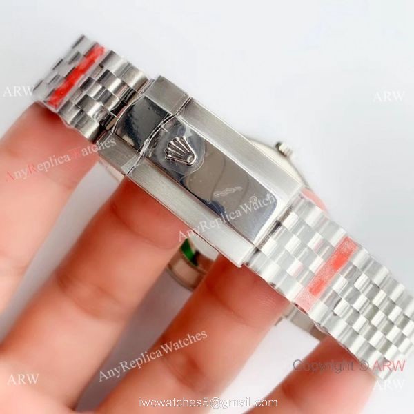 Noob Factory Watch Rolex DateJust II Silver Diamonds Face Swiss 3235 V3 Version