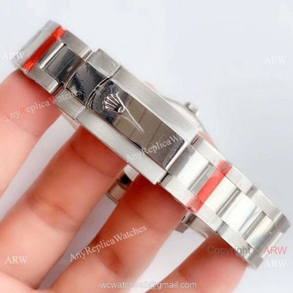 NEW Upgraded 3235 V3 Rolex Datejust 2 Fluted Bezel Grey Dial Replica Watch
