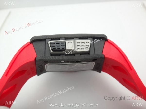 Swiss Replica Richard Mille RM70-01 Carbon Red Rubber Strap Watch