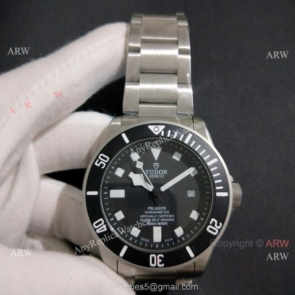 Best Quality Tudor Pelagos Stainless Steel Black Dial Watch 42mm