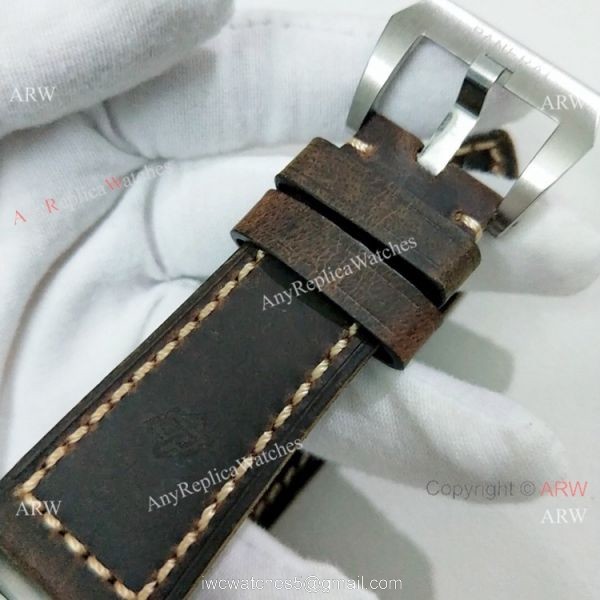 Replica Panerai Radiomir 8 Days SS Black Dial Watch PAM 735