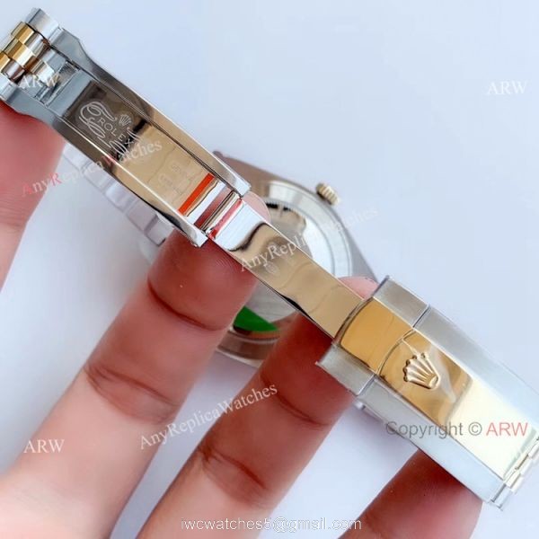 Super Clone Rolex Datejust II Two Tone Jubilee Diamond Face Watch AR Factory Watch