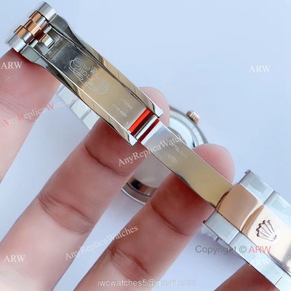 EW factory SWISS 3235 2 Tone Rose Gold Rolex Datejust 36mm Watch