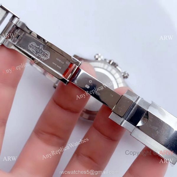 1:1 Replica Rolex Daytona Noob Factory SWISS 4130 Watch Stainless Steel Black Dial