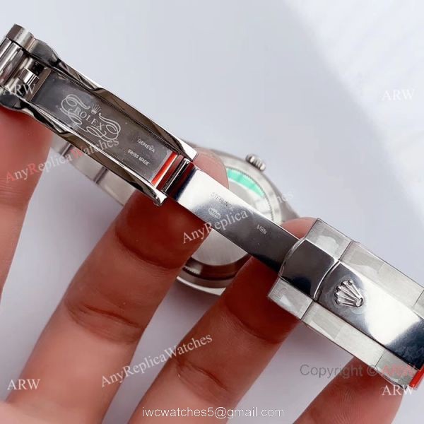 Swiss Knockoff Rolex Datejust EW Factory 3235 Black Dial Watch 36mm