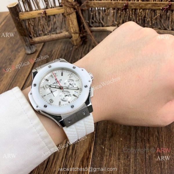 New Hublot Big Bang Evolution Watches SS Ceramic Bezel 44mm