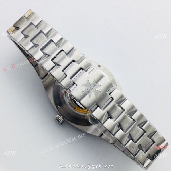 GB Vacheron Constantin Overseas Perpetual Calendar Men Watch SS Silver Dial