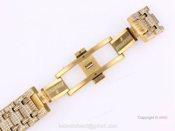 Best Replica Audemars Piguet Royal Oak Gold Watch Audemars Piguet Full Diamond Watch