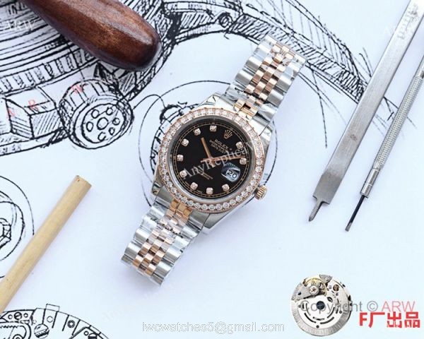 New Upgraded Rolex Oyster Perpetual Datejust II Watches 2-T Rose Gold Case