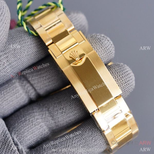 Swiss Quality Daytona Rolex Copy Watch Ceramic Bezel Yellow Gold 40mm