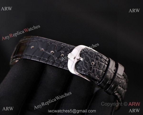 New Replica Rolex Geneve Cellini Men Watch White Dial Black Dial