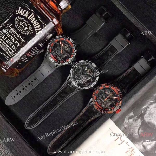 Copy Roger Dubuis Excalibur Lamborghini Huracan Extra Large Face Mens Watches