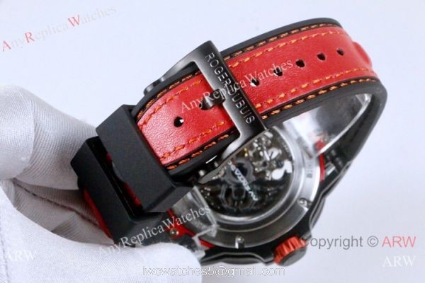 AAA Replica Roger Dubuis Excalibur Aventador S Black and Red Watches 46mm