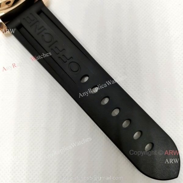 Officine Panerai Luminor Marina Rose Gold Fake Panerai Watch 44mm PAM00111