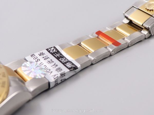 New Two Tone Daytona Rolex Replica Watches Mother Of Pearl Diamond Dial
