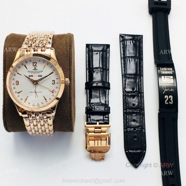 (JLF) New Jaeger-Lecoultre Master Ultra Thin Rose Gold Replica Watch For Men