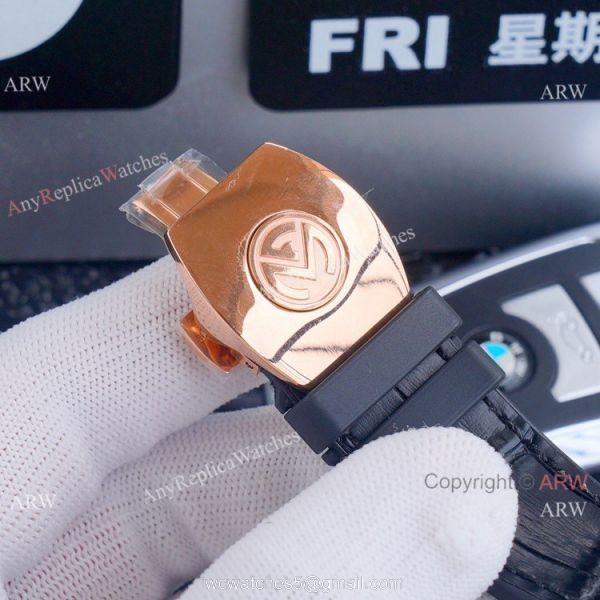 Best Replica Franck Muller Vanguard Yachting v45 Watches Rose Gold Dial