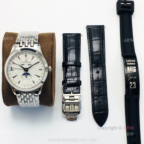 (JLF) New Jaeger-Lecoultre Master Ultra Thin Moon Stainless Steel Automatic Replica Watches