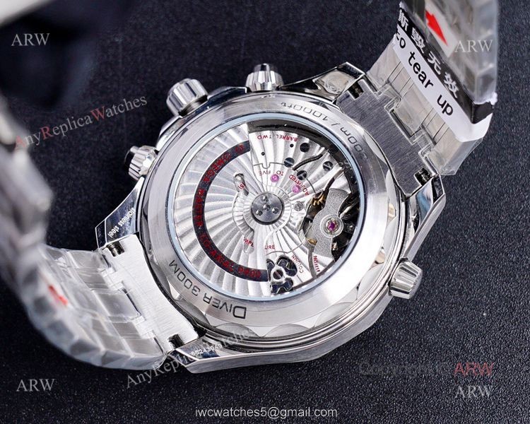 (TW) New Omega Seamaster Diver 300m Chronograph Black Dial Swiss Replica Watches