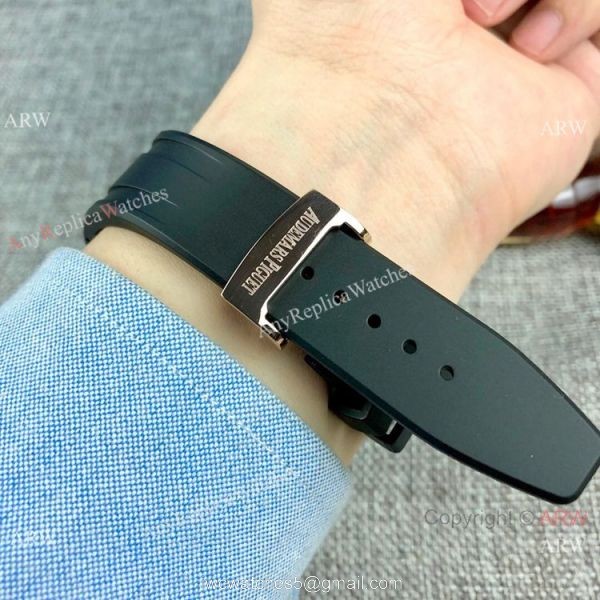 Replica Audemars Piguet Royal Oak Automatic Men Watches Rubber Strap
