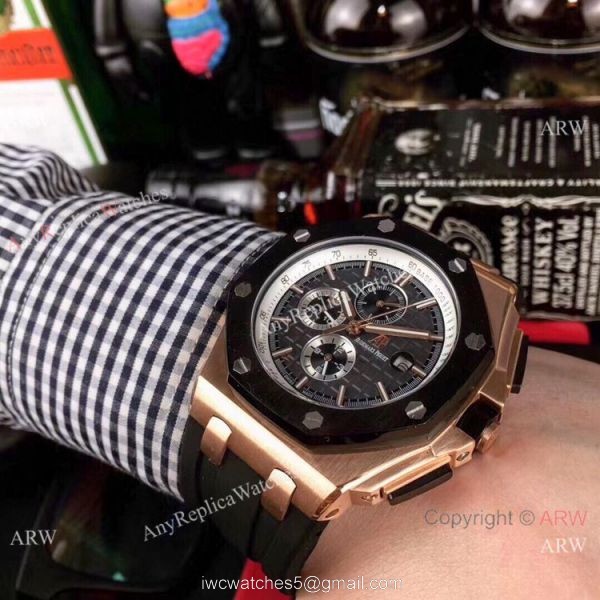Clone Audemars Piguet Royal Oak offshore Automatic Watches Rose Gold