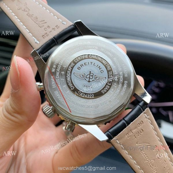 Best Replica Breitling Navitimer 01 Brown Leather Strap Watches