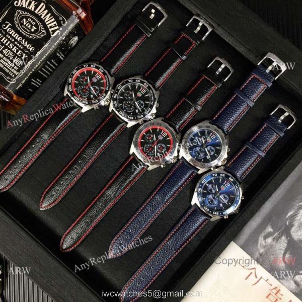 Clone Tag Heuer F1 Formula 1 Chronograph 41mm Watches Red Inner