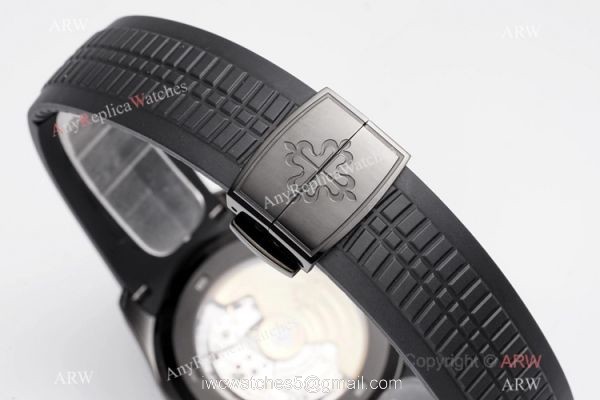 Swiss 1:1 Patek Philippe Aquanaut Series Watch DLC Carbon Case Swiss Cal324