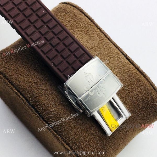 PFF Swiss Copy Patek Philippe Aquanaut Luce Watch Chocolate Face Ladies
