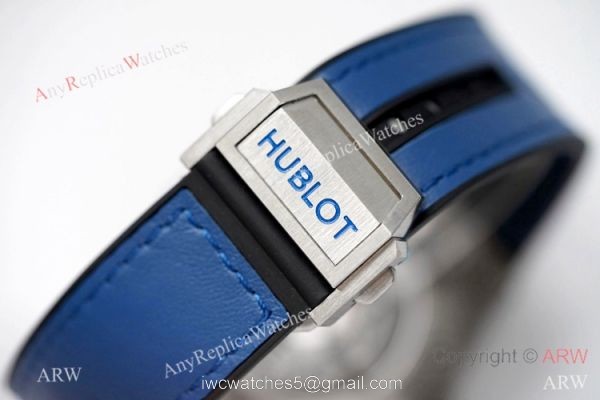 NEW! Swiss Grade Hublot Big Bang Sang Bleu Titanium Blue Watch HUB1213