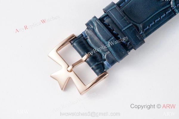AI Factory Swiss Grade Vacheron Constantin Patrimony Watch Rose Gold Blue Dial
