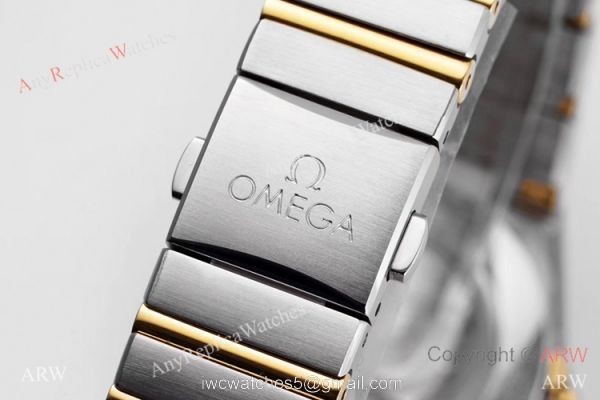 NEW! Swiss Copy Omega Constellation 2-Tone Watch 28mm Quartz