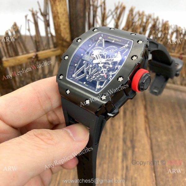 Best Quality Richard Mille RM35-02 Rafael Nadal All Black Watches Men