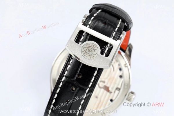 New! Swiss Replica IWC Portugieser Constant Force Tourbillon Watch Blue Dial