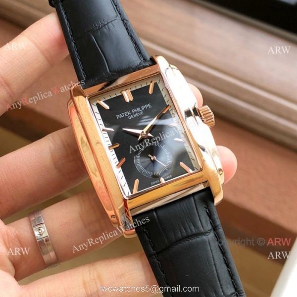 2019 Copy Patek Philippe Gondolo Rose Gold White Watches